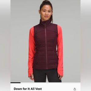 Lululemon Vest Down for it all